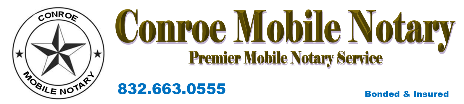 Conroe Mobile Notary